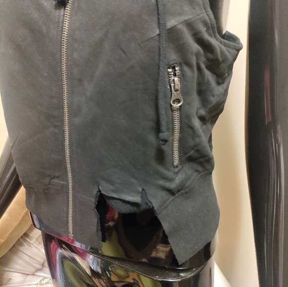 Morphine Generation Cut Up, Cut Out Zip Up Jacket Vest. Limited Edition - Picture 10 of 11